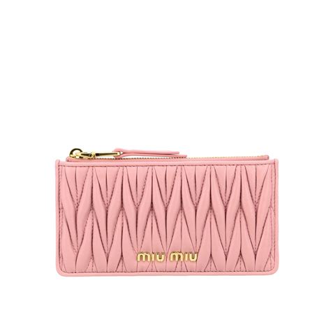 miu miu geldbörse pink